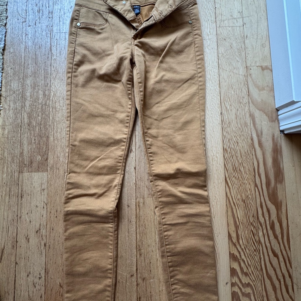 Refuge Camel Skinny Pants